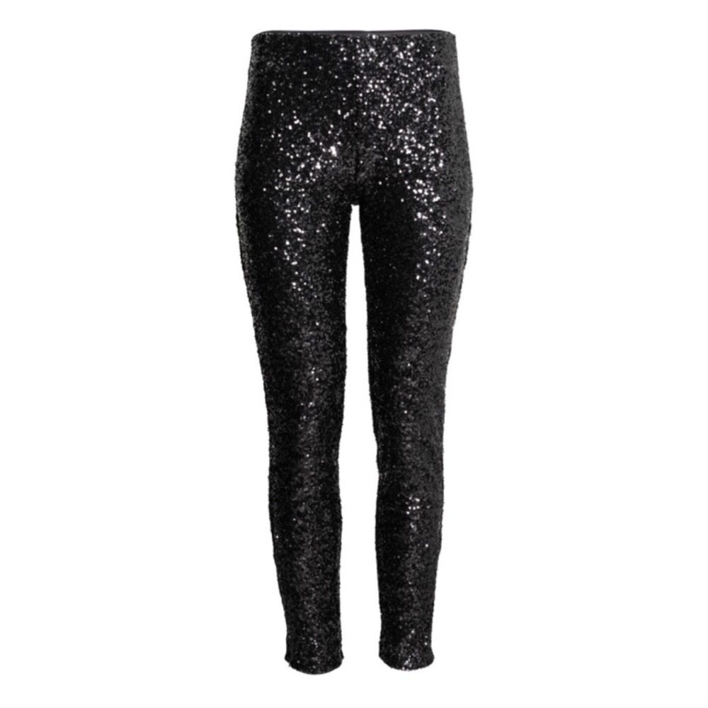 Sequin pants in Gold or Black